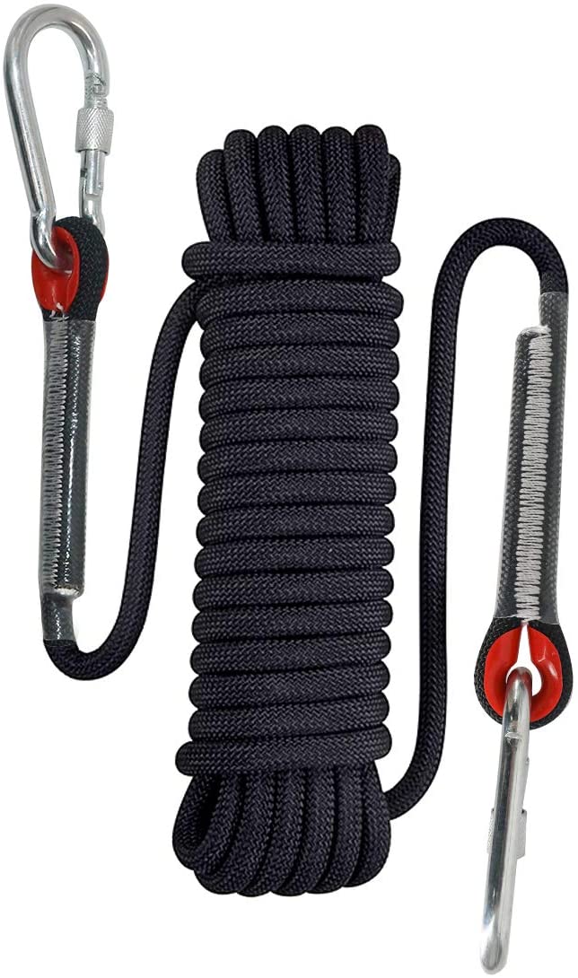 YOMEGO UIAA Certified 10mm Static Climbing Ropes Heavy Duty
