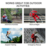 NewDoar Fixed Plate Micro Pulley,26KN CE Certified(26KN Blue 1pcs)