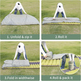 NewDoar Ultralight Backpacking Sleeping Bag - 50-70°F