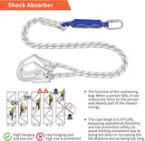 NewDoar Fall Protection Harness, ANSI/OSHA Standards Full Body Roofing Kit