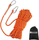 10mm Static Climbing Rope with 2 Steel Hooks Pro
