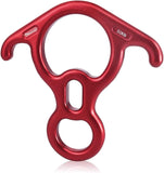 NewDoar  Downhill Equipment Rigging Plate 40kN Rescue Figure 8 Descender-Red