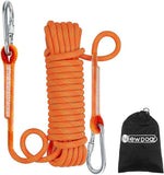 10mm Static Climbing Rope with 2 Steel Hooks