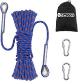 8mm Static Climbing Rope with 2 Steel Hooks