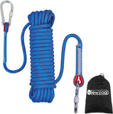 10mm Static Climbing Rope with 2 Steel Hooks
