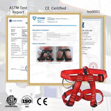 NewDoar CE certified Climbing Harness-Red