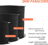 Paracord 3mm Utility Cords