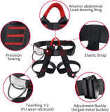 NewDoar CE certified Climbing Harness-Black