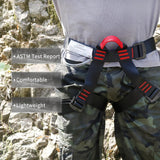 NewDoar CE certified Climbing Harness-Black