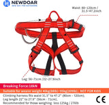 NewDoar CE certified Climbing Harness-Red