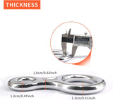 NewDoar 8 Descender Downhill Equipment Rigging Plate 35kN Rescue-White