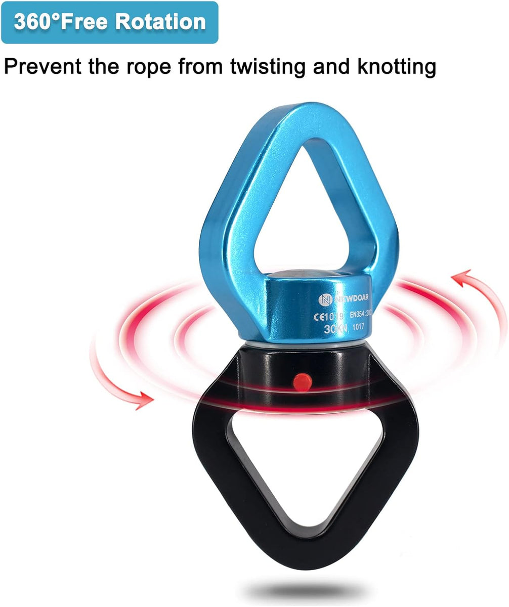 NewDoar 30KN CE Certified Micro Rotator Swivel-Blue & Black – newdoar