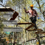 NewDoar CE certified full-body climbing harness