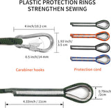 8mm Static Climbing Rope with 2 Steel Hooks