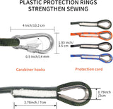 10mm Static Climbing Rope with 2 Steel Hooks Pro