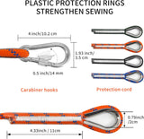 8mm Static Climbing Rope with 2 Steel Hooks