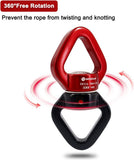 NewDoar 30KN CE Certified Micro Rotator Swivel-Red & Black