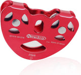 NewDoar CE Certified 25/28KN Tandem Double Speed Pulley-Red
