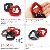 NewDoar 30KN CE Certified Micro Rotator Swivel-Red & Black
