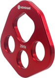 NewDoar Descender Plate 35KN Paw Rigging Plate 4 Holes Rock Climbing Gear