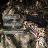 10mm Static Climbing Rope with 2 Steel Hooks