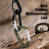 NewDoar Ultra-Light Aluminum Quickdraws Straight Bent Gate