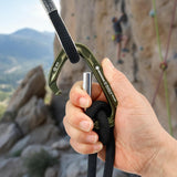 NewDoar Ultra-Light Aluminum Quickdraws Straight Bent Gate