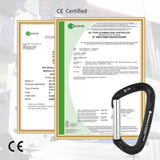 NewDoar Ultra-Light Aluminum Quickdraws Straight Bent Gate