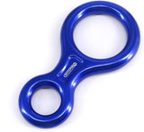 NewDoar 8 Descender Downhill Equipment Rigging Plate 35kN Rescue-Blue