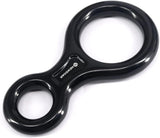 NewDoar 8 Descender Downhill Equipment Rigging Plate 35kN Rescue-Black