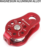 NewDoar Fixed Plate Micro Pulley-Red,26KN CE Certified(26KN Red 1pc)