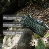 10mm Static Climbing Rope with 2 Steel Hooks Pro