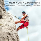 NewDoar 28KN UIAA & CE Certified Auto Climbing Carabiner -Grey 1pc