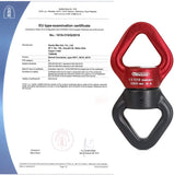 NewDoar 30KN CE Certified Micro Rotator Swivel-Red & Black
