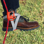 NewDoar Hand Ascender & Foot Ascender & Foot Loop Set (Left Orange Set)