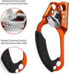 UIAA & CE Certified Left Hand Ascender for 8~13MM Rope - Orange