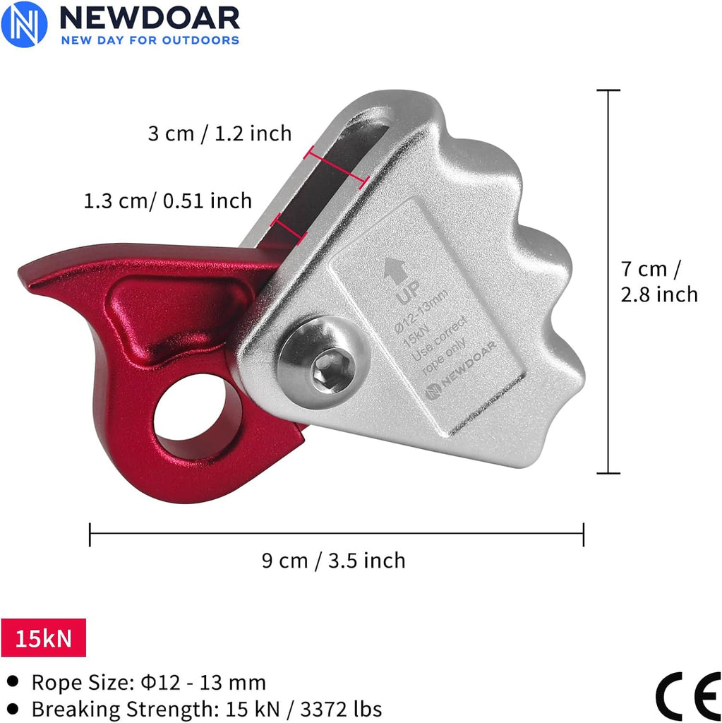 Anyone else using the Newdoar ascender? It's cheaper than Ropeman and is rated for 8-13 mm rope, looks and operates exactly like the Ropeman 1 Anyone else using the Newdoar ascender? It's cheaper than Ropeman and is rated for 8-13 mm rope, looks and operates exactly like the Ropeman 1