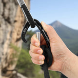 NewDoar Ultra-Light Aluminum Quickdraws Straight Bent Gate