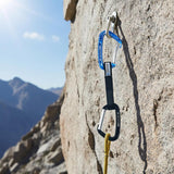 NewDoar Ultra-Light Aluminum Quickdraws Straight Bent Gate