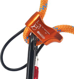 NewDoar Climbing Abseiling Belay Device ATC Rappelling Descender 25KN V-grooved Equipment-Orange