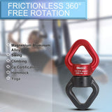 NewDoar 30KN CE Certified Micro Rotator Swivel-Red & Black