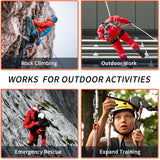 10mm Static Climbing Rope with 2 Steel Hooks