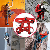 NewDoar CE certified Climbing Harness-Red
