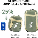 NewDoar Ultralight Backpacking Sleeping Bag - 50-70°F