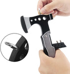 NewDoar Hammer Multitool Camping Accessories Survival Gear and Equipment Bottle Opener - Grey Axe
