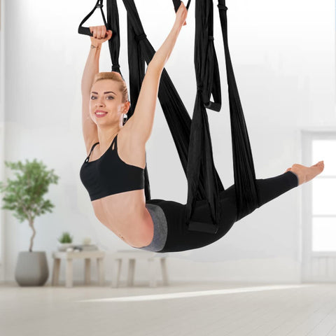 Aerial Yoga Swing Set,Swing Yoga Hammock,Antigravity Ceiling Hanging Y –  KnitFirst