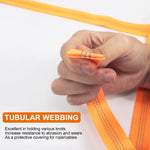 NewDoar 1 inch Nylon Tubular Webbing Tube Webbing (30 Yard)