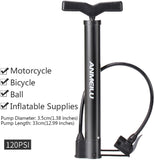 NewDoar Bike Pump Portable Mini-Lightweight Inflator Air Pump Bicycle Tire Pump