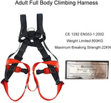 NewDoar Climbing Seat Belt Caving Rock Climbing Rappelling Equipment Body(Full Body)