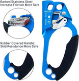 NewDoar UIAA & CE Certified Right Hand Ascender for 8~12MM Rope - Blue